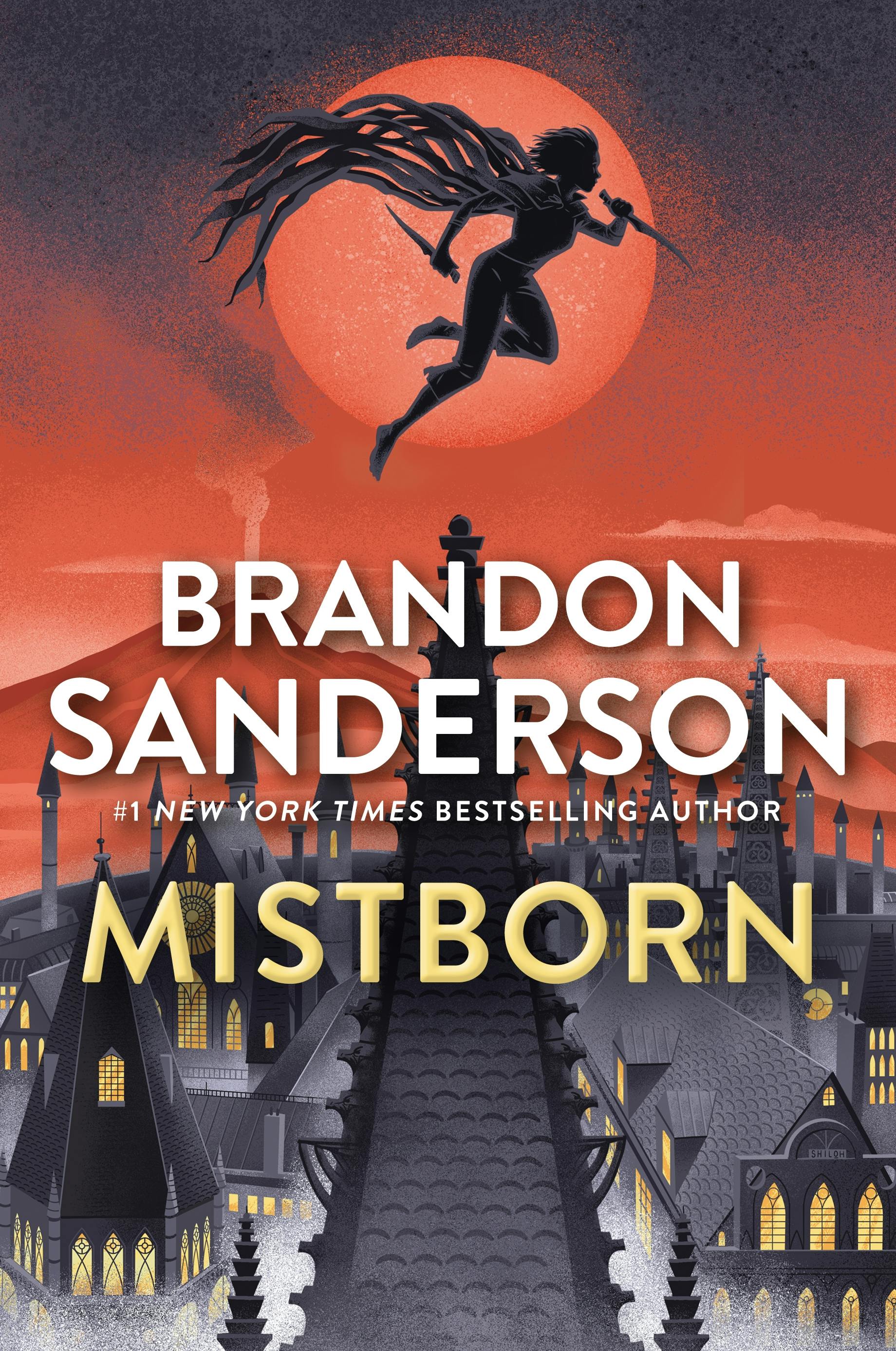 Cover of the first Mistborn book